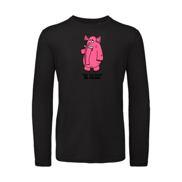 Pink elephant | T-shirt original LSL Black 2XL