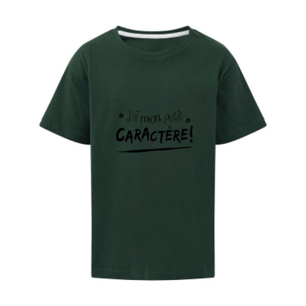 J'ai mon petit CARACTÈRE ! SG - Kids T-shirt enfant Bottle Green Taille 152 (11-12/2XL)