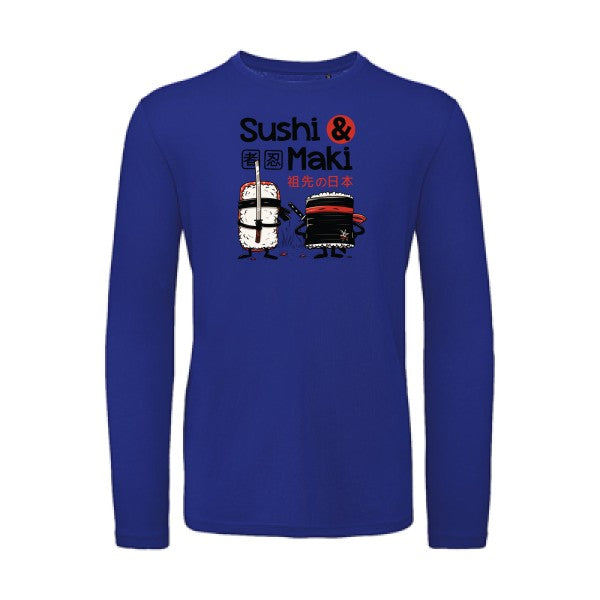 Sushi et Maki | T-shirt original LSL Cobalt Blue 2XL