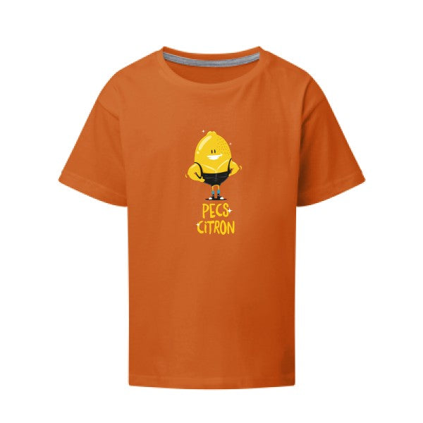 Pecs Citron SG - Kids T-shirt enfant Orange Taille 152 (11-12/2XL)