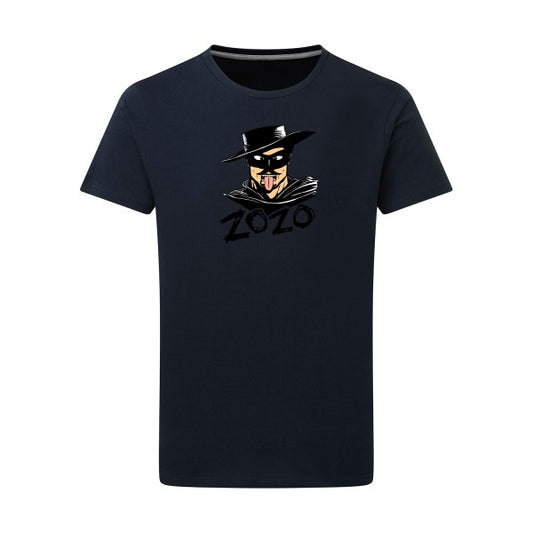  -Flex noir sur T-shirt SG  Navy  5XL