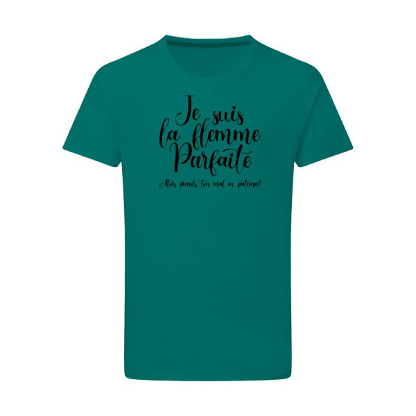 La flemme parfaite - Flex noir Tshirt original Emerald Green  2XL