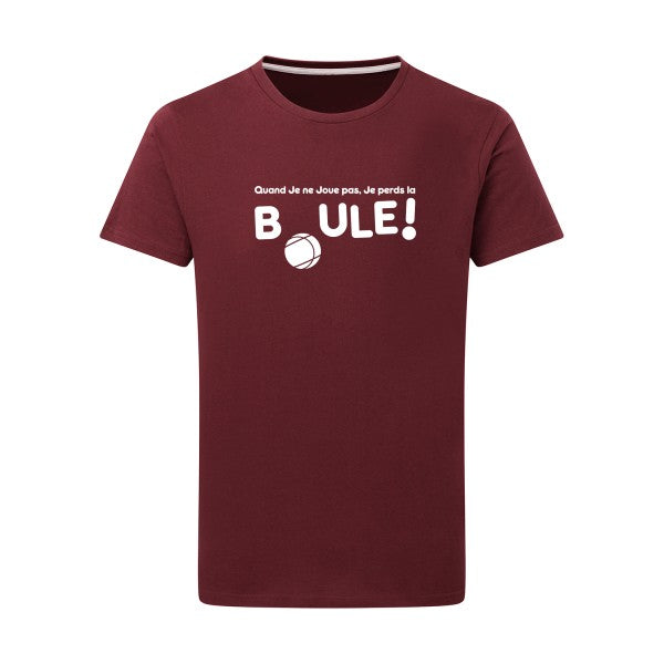 Perdre la boule ! - Flex Blanc Tshirt original Burgundy  2XL