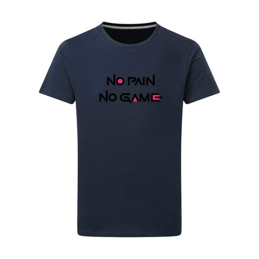 T-shirt homme NO PAIN NO GAME - T-shirt rigolo pour les sportifs Denim XL