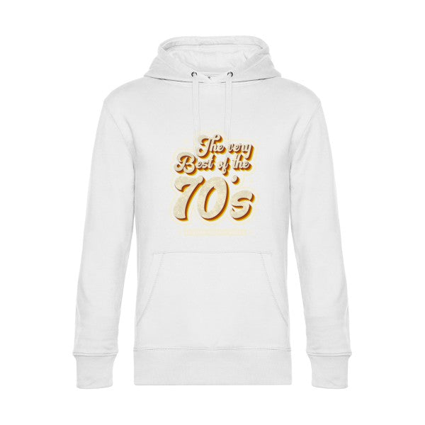 70s- Sweat à capuche original White - RueDuTeeshirt