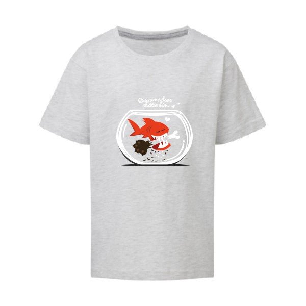 Qui aime bien châtie bien.. SG - Kids T-shirt enfant Ash Grey Taille 152 (11-12/2XL)