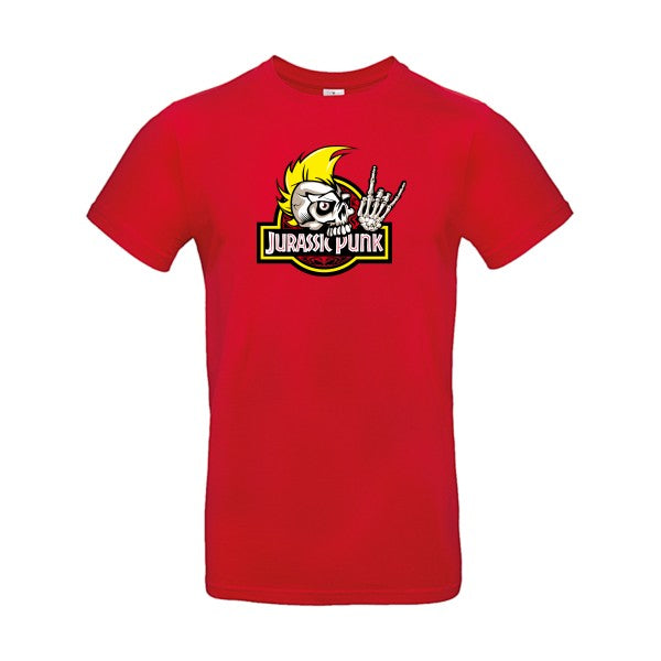 T-shirt humour original Jurassik Punk T Shirt couleur Red