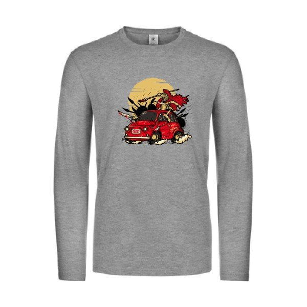 500-t-shirt-manches-longues-original-humour -Sport Grey