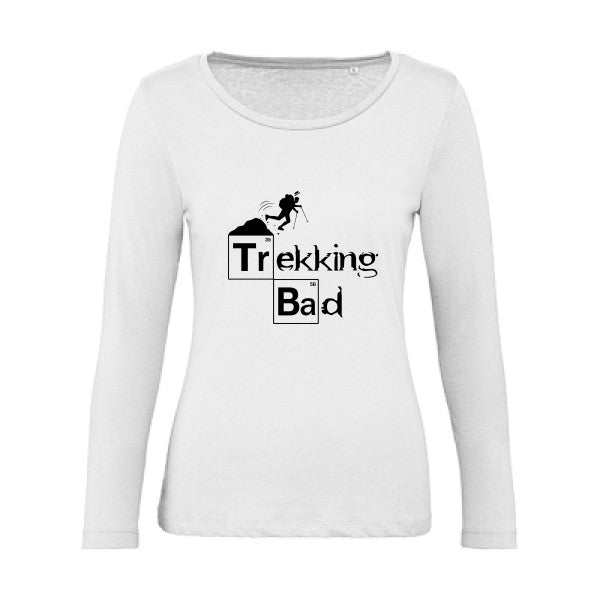 Trekking bad Noir |   T shirt manches longues femme|100% bio