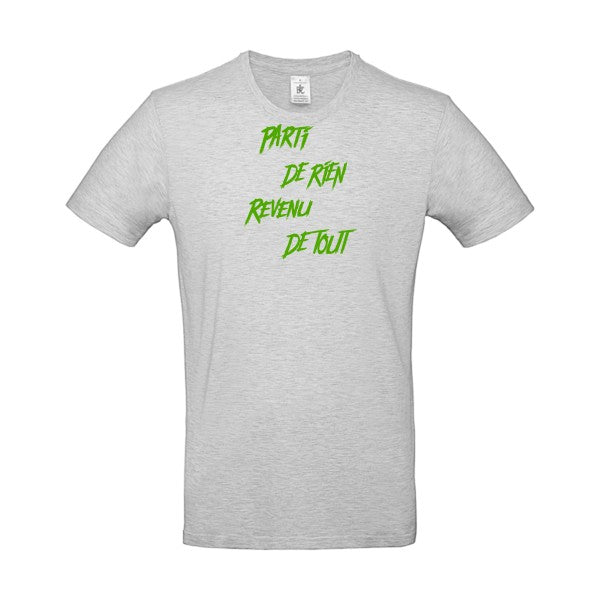 Parti de rien flex Vert pomme B&C - E190 T-shirt|Ash||2XL