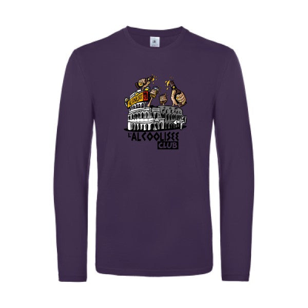alcoolizee-t-shirt-manches-longues-original-humour -Urban Purple