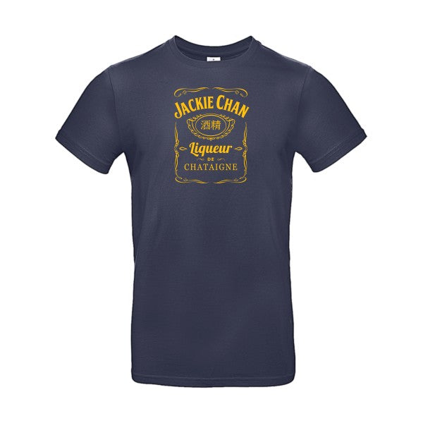 Jackie ChanFlex jaune or - E190 T-shirt|Navy Blue||2XL