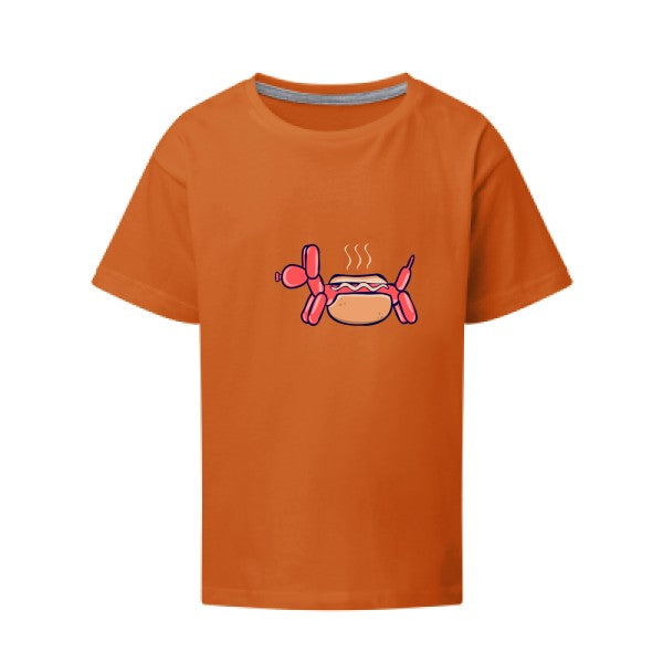 HotDog SG - Kids T-shirt enfant Orange Taille 152 (11-12/2XL)