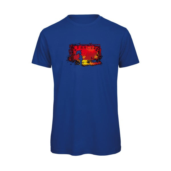 T-shirt humour original Contemplation T Shirt couleur Royal Blue