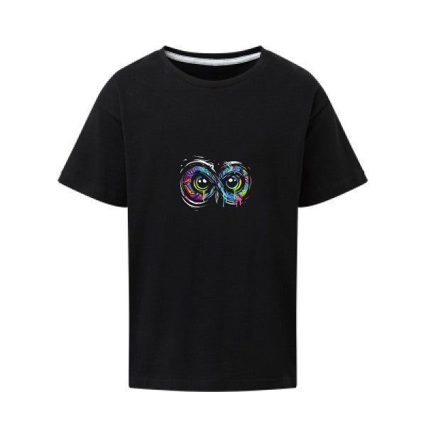 INFINIMENT CHOUETTE SG - Kids T-shirt enfant Dark Black Taille 152 (11-12/2XL)