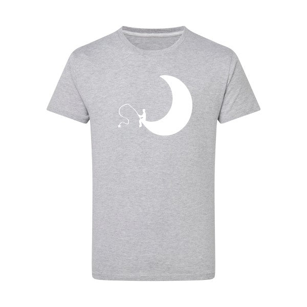 pêcheur d'étoiles -Flex Blanc sur T-shirt SG  Light Oxford  5XL