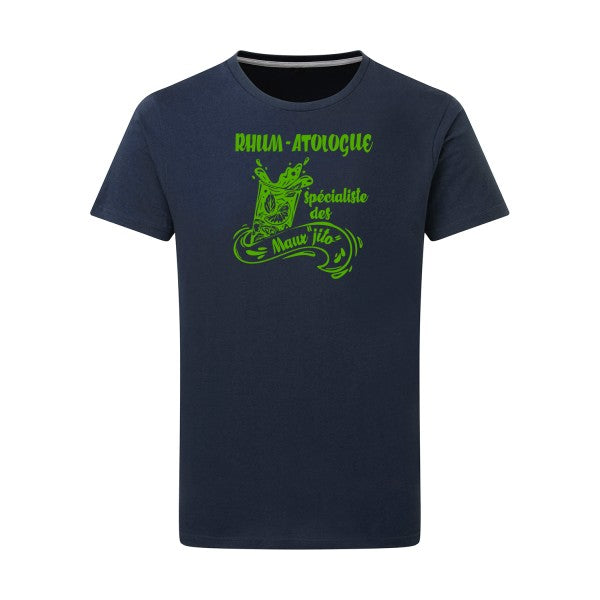 Rhum-atologue - Flex Vert pomme Tshirt original Denim  XL