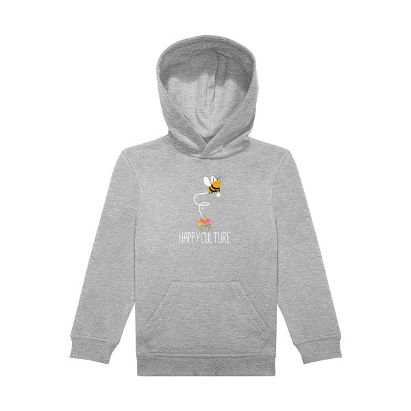 sweat capuche enfant Sports Grey happy