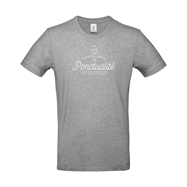 La PonctualitéFlex Blanc - E190 T-shirt|Sport Grey||5XL