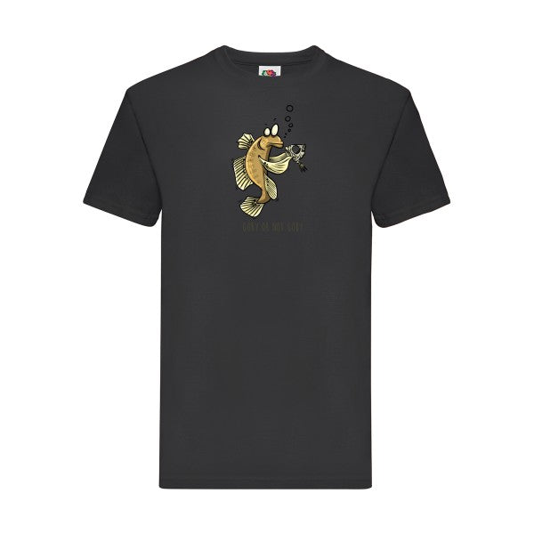 Goby or not goby Fruit of the loom 205 g/m² T-shirt/ noir