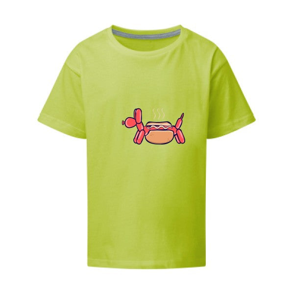 HotDog SG - Kids T-shirt enfant Lime Taille 152 (11-12/2XL)