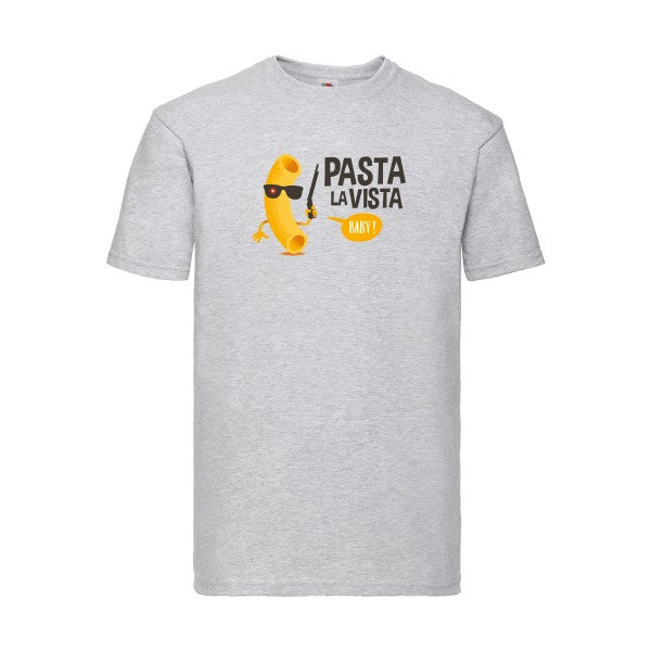 Pasta la vista Fruit of the loom 205 g/m² T-shirt/ heather grey