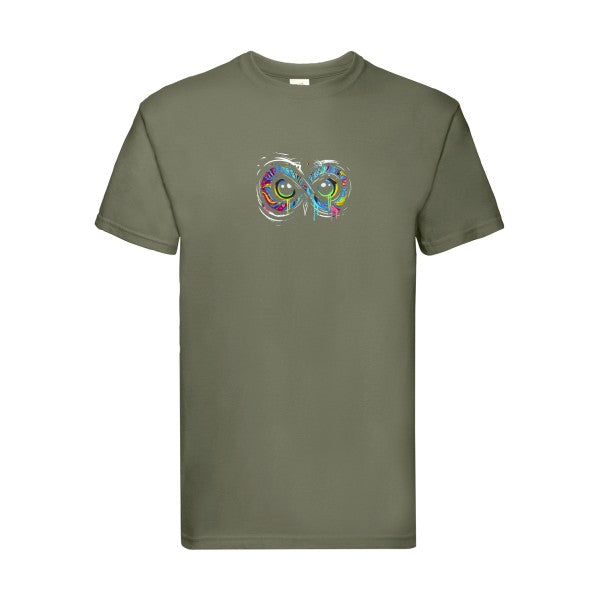 INFINIMENT CHOUETTE Fruit of the loom 205 g/m² T-shirt/ classic olive