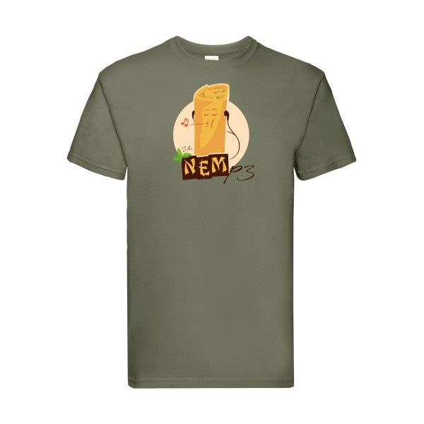 NEMp3 Fruit of the loom 205 g/m² T-shirt/ classic olive