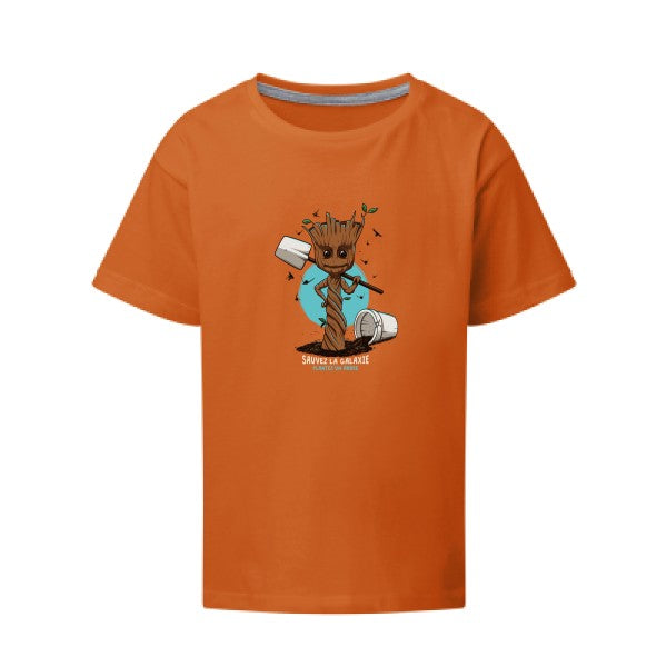 Plantez un arbre SG - Kids T-shirt enfant Orange Taille 152 (11-12/2XL)