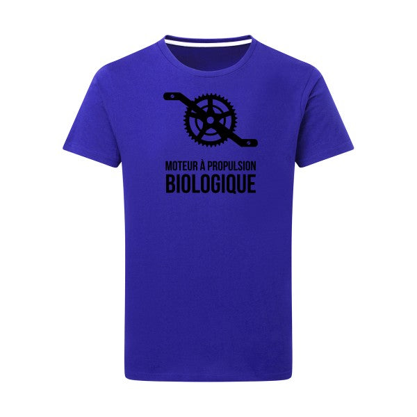 Cyclisme & écologie noir -Flex noir sur T-shirt SG  Royal Blue  5XL