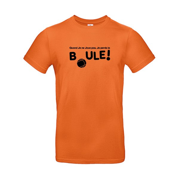 Perdre la boule ! Flex noir |E190 T-shirt|Urban Orange||2XL