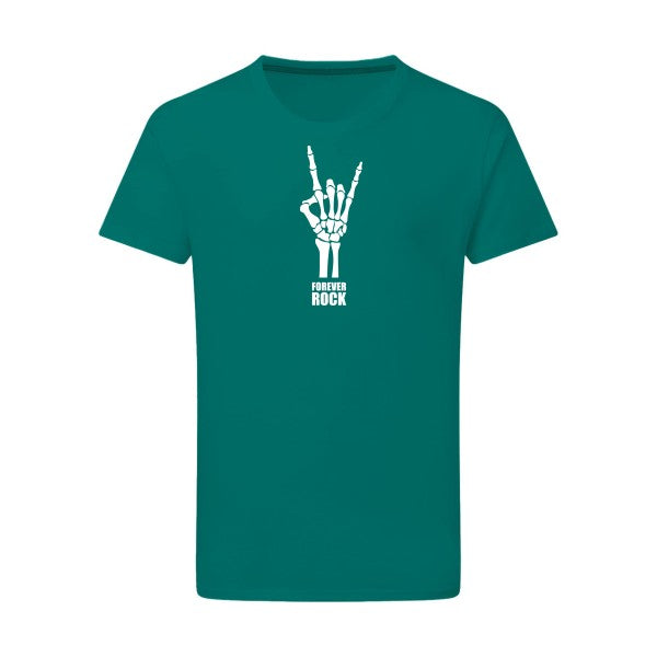 Forever Rock !!! - Flex Blanc Tshirt original Emerald Green  2XL