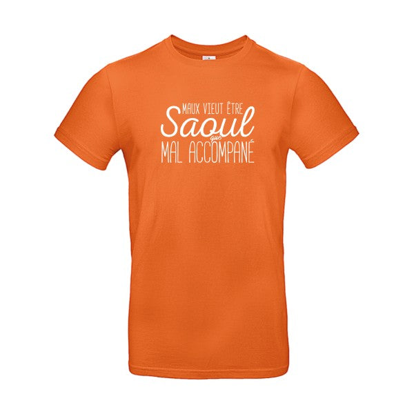 Maux vieut être SaoulFlex Blanc - E190 T-shirt|Urban Orange||2XL