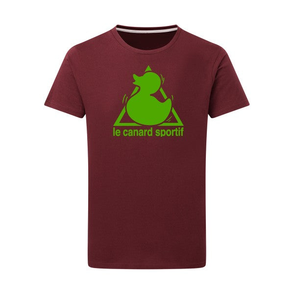 Canard Sportif vert pomme -Flex vert pomme sur T-shirt SG  Burgundy  2XL