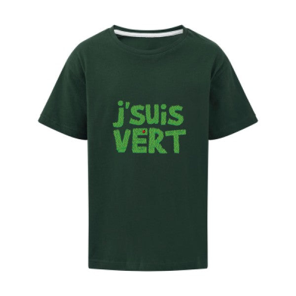 J'suis vert SG - Kids T-shirt enfant Bottle Green Taille 152 (11-12/2XL)