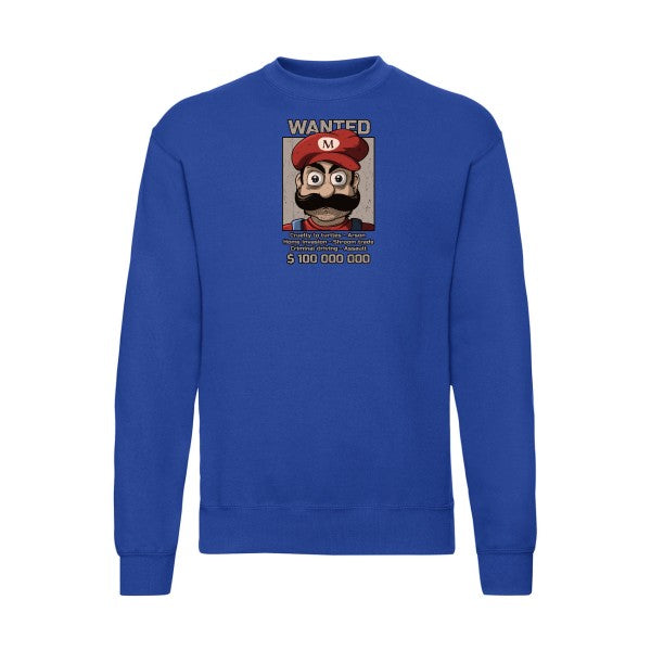 Wanted Mario Fruit of the loom 280 g/m² Sweat shirt