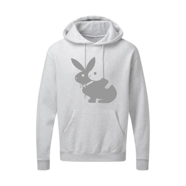 hot  |Sweat  capuche humoristique Gris 