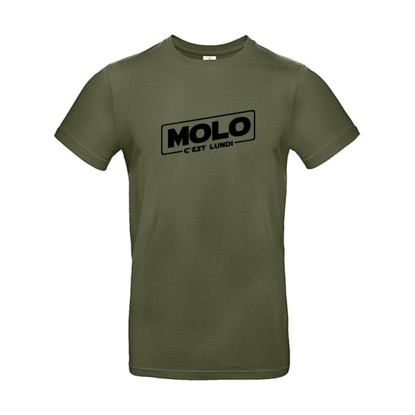 Molo c'est lundiFlex noir- T-shirt E190|Urban Khaki||2XL