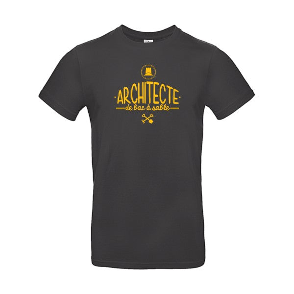 Architecte de bac à sableFlex jaune or- T-shirt E190|Used Black||2XL