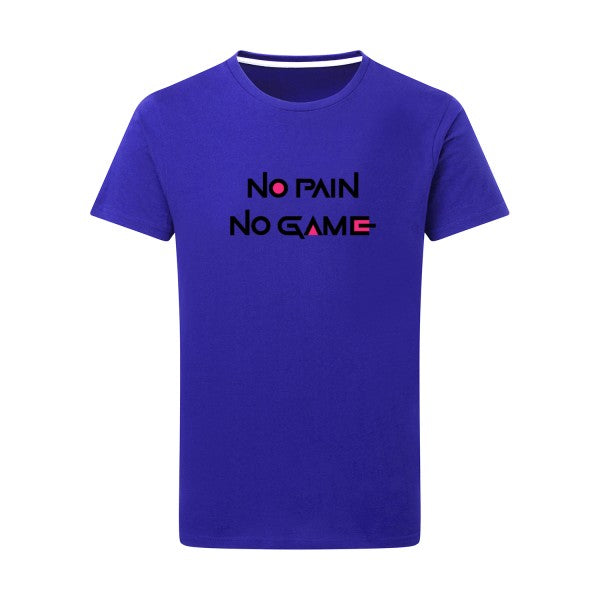 T-shirt homme NO PAIN NO GAME - T-shirt rigolo pour les sportifs Royal Blue 5XL