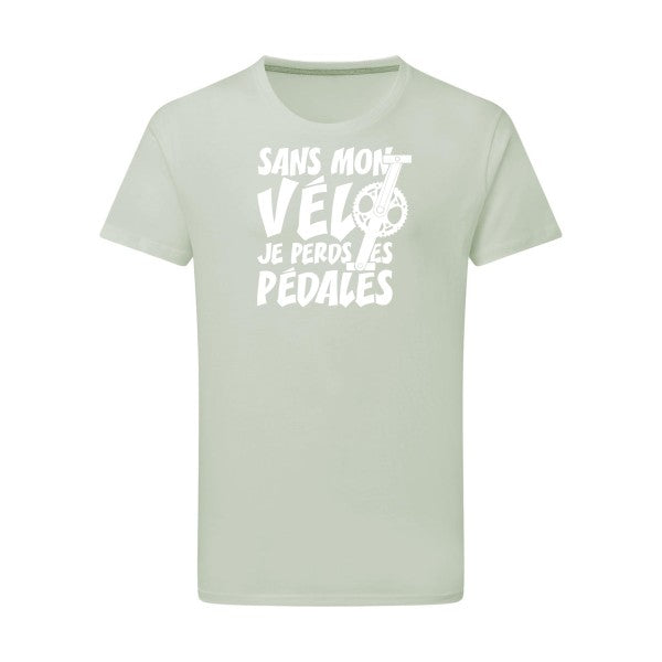 Sans mon vélo, je perds les pédales ! - Flex Blanc Tshirt original Pastel Macchiato  2XL