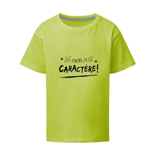 J'ai mon petit CARACTÈRE ! SG - Kids T-shirt enfant Lime Taille 152 (11-12/2XL)