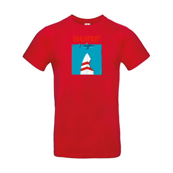 T-shirt humour original Surf T Shirt couleur Red