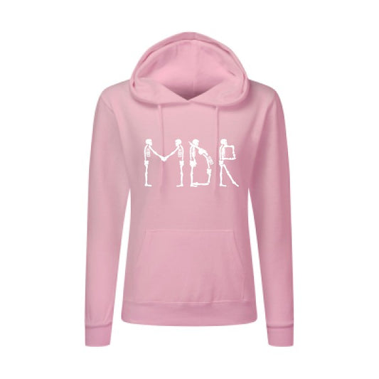 MDR Blanc |Sweat original à capuche Femme