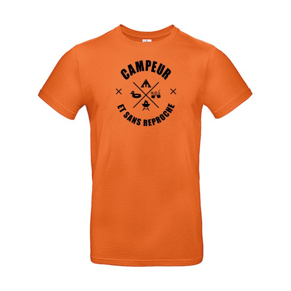 CAMPEUR...Flex noir- T-shirt E190|Urban Orange||2XL