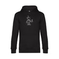 Robot-&-Bird sweat shirt original Black flex Blanc impression Face