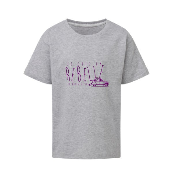 je suis un rebelle Flex Violet SG - Kids T-shirt enfant Light Oxford Taille 152 (11-12/2XL)