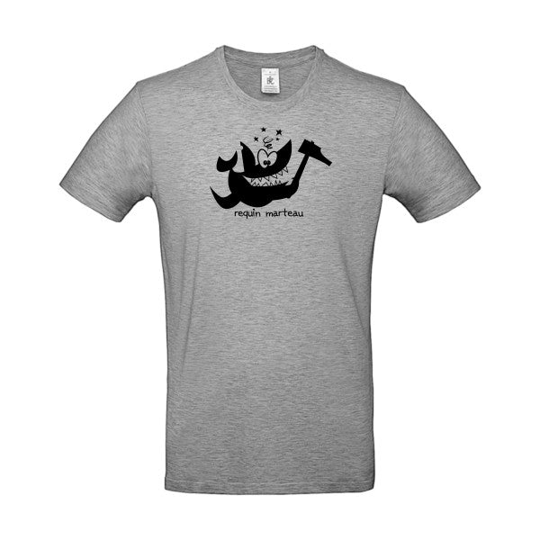 Requin marteauFlex noir- T-shirt E190|Sport Grey||5XL