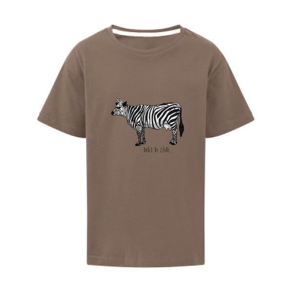 drole de zebre SG - Kids T-shirt enfant Deep Taupe Taille 128 (7-8/L)