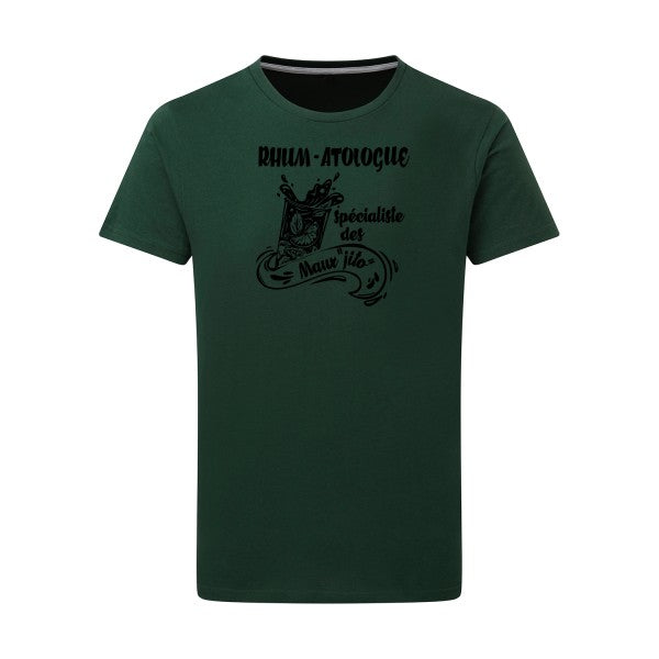 Rhum-atologue - Flex noir Tshirt original Bottle Green  2XL